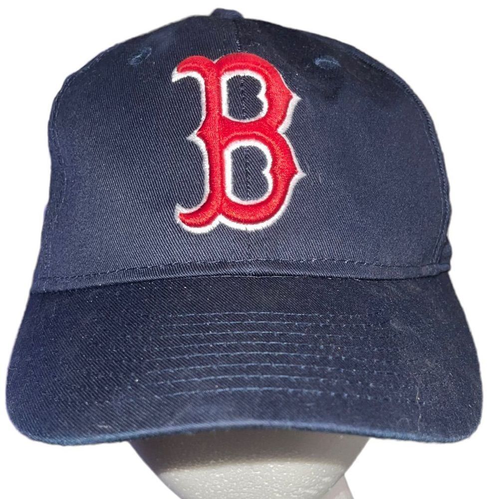 OC Sports Team MLB Navy & Red Boston Red Sox‎ Adjustable Youth Baseball Cap